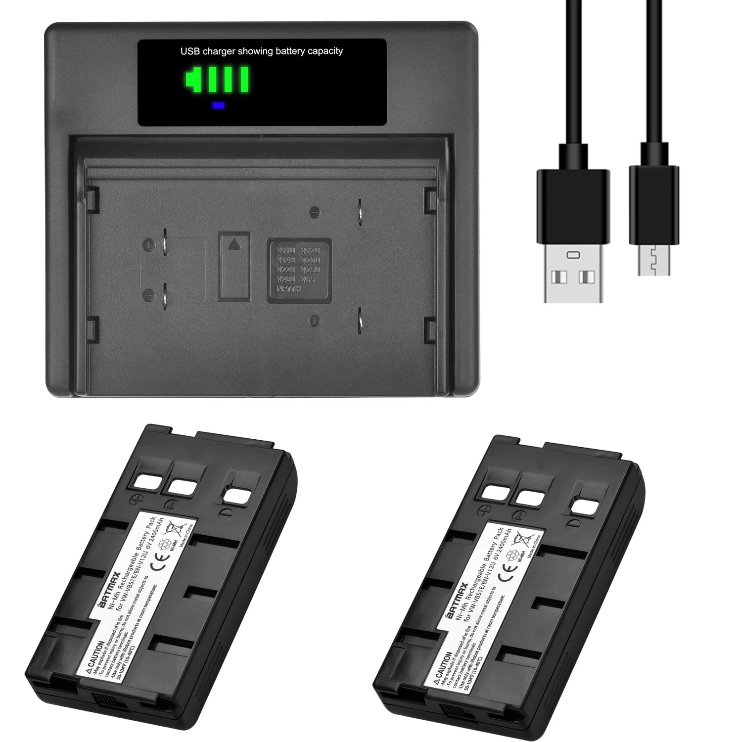 Bateria BN-V312U para JVC - Foto e Video