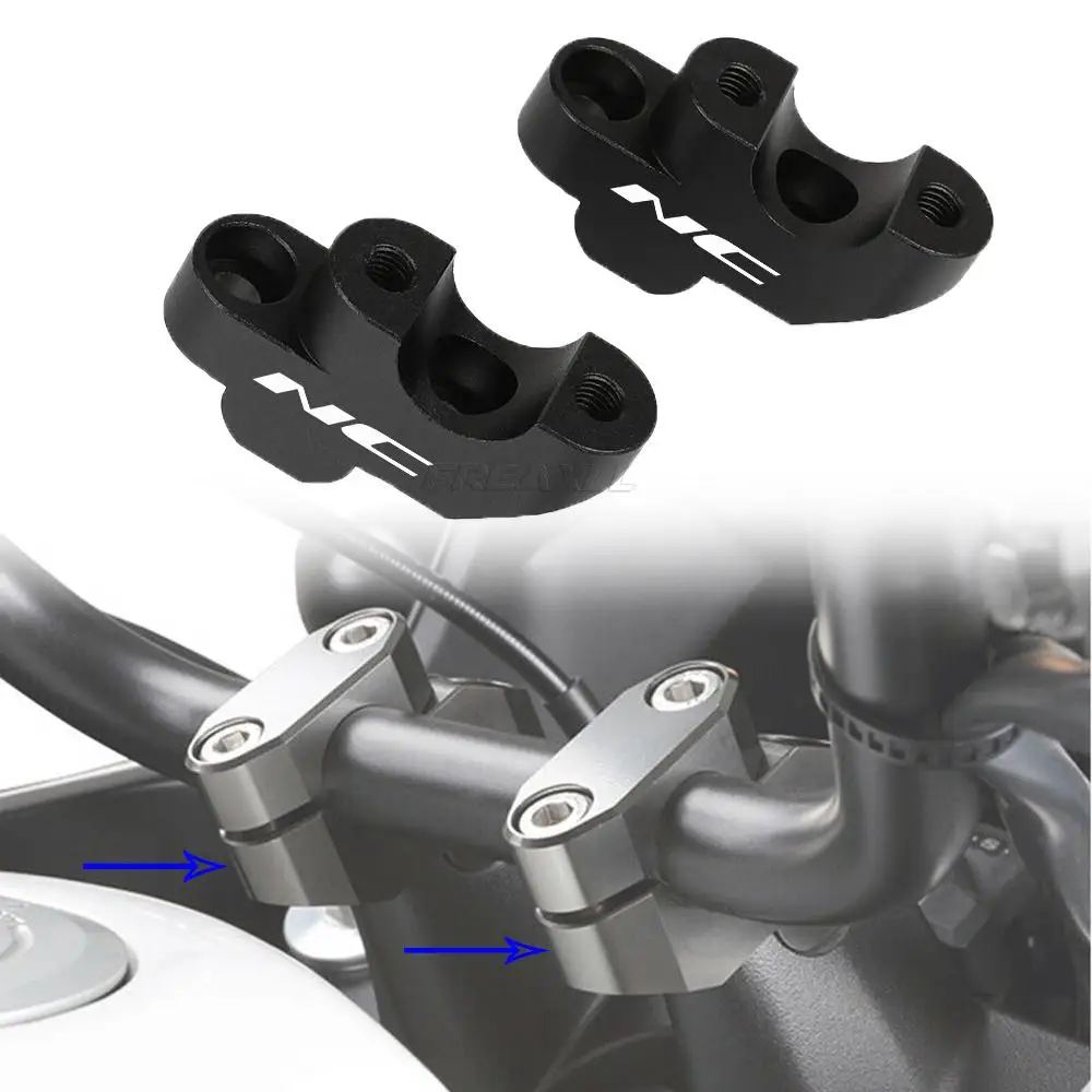 Per Honda Nc750S Nc750X Aac 2014 2015 Con Logo Nc Riser Per Moto Sollevamento Nc 750 S Nuovi Riser Per Manubrio Nc 750 S Nc750 X B3