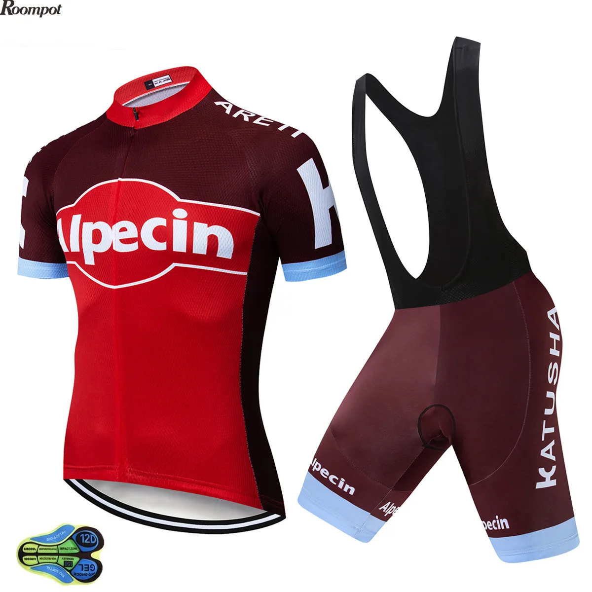 2020 ALPECIN KATUSHA Велоспорт команда Джерси 12D гелевые подушечки велосипедный комплект