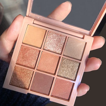 

Beauty Glazed 9 Color Charming Eyeshadow Palette Matte Shimmer Pigmented Eye Shadow Powder