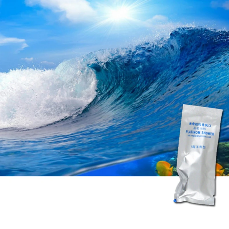 Ocean flavor Разнообразный автомобильный освежитель воздуха для духов, наполнитель для таблеток, запах автомобиля, твердый стойкий аромат, ароматический шарик с ладаном - Название цвета: Ocean flavor