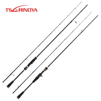 

TSURINOYA Fishing Rod MYSTERY Trout Rod 1.82m 1.98m L UL Power Micro Lure Baitcasting Spinning Rod Fuji Guide Solid Carbon Rod