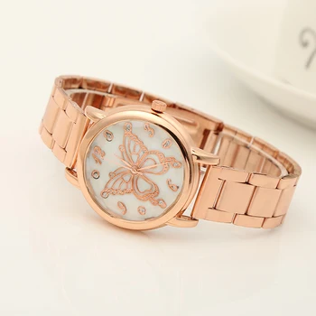 

Luxury Women Rose Gold Quartz Watches Ladies Business Watch Dress Wristwatches Bracelet relogio feminino