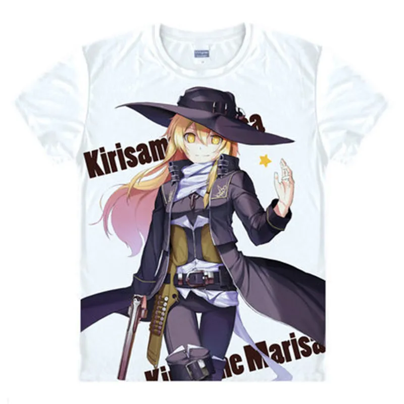 5 Футболка Touhou Project Kirisame Marisa Hakurei Reimu Yagokoro Eirin Ремилия Скарлет Touhou Project футболка Аниме футболки Camisetas - Цвет: 5