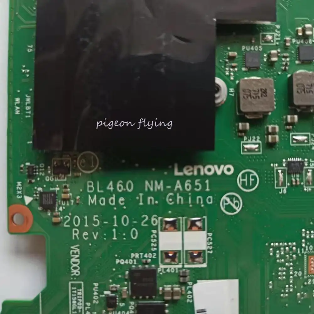 Very best  L460 motherboard Mainboard for Thinkpad laptop 20FU 20FV BL460 NM-A651 CPU:I5-6300U With Docking st