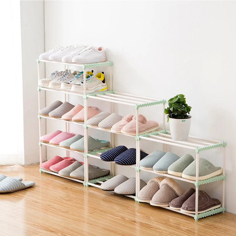 

Shoe Organizers Rack DIY Assembled Multiple Layers Shoes Boots Shelf Stand DNJ998