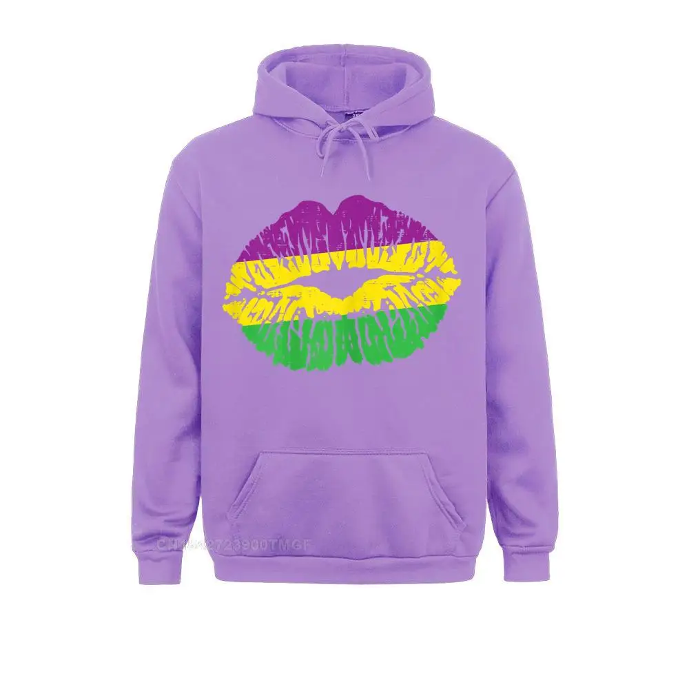 Womens Mardi Gras Kiss Lips Mouth Nola Carnival Party Women Gift T-Shirt__18946 Crazy Hoodies Long Sleeve for Adult  Sweatshirts Cool Clothes On Sale Womens Mardi Gras Kiss Lips Mouth Nola Carnival Party Women Gift T-Shirt__18946purple
