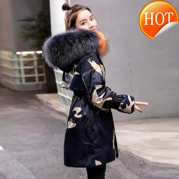 

Women Winter Jacket Fur Collar Fashion Parka Women Clothes 2020 Camouflage Thicken Female Warm Parkas MY4321