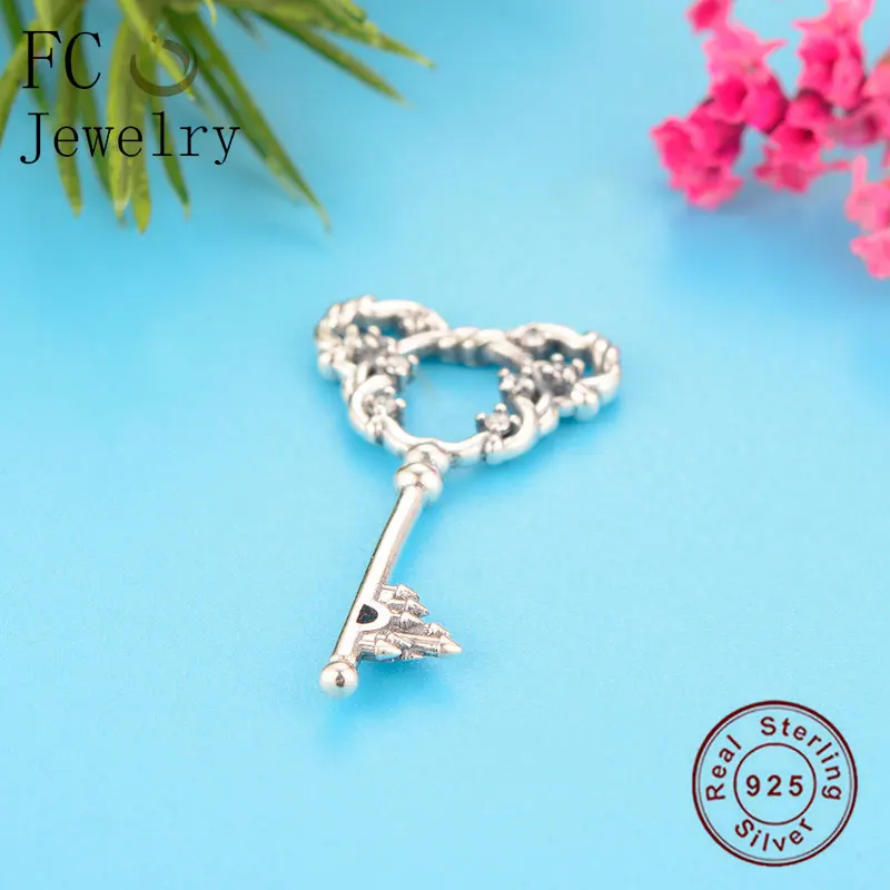 FC ювелирное изделие, браслет Pandora, 925 серебро, форма Микси, циркониевый ключ, бусины, аксессуары, ручная работа, сделай сам