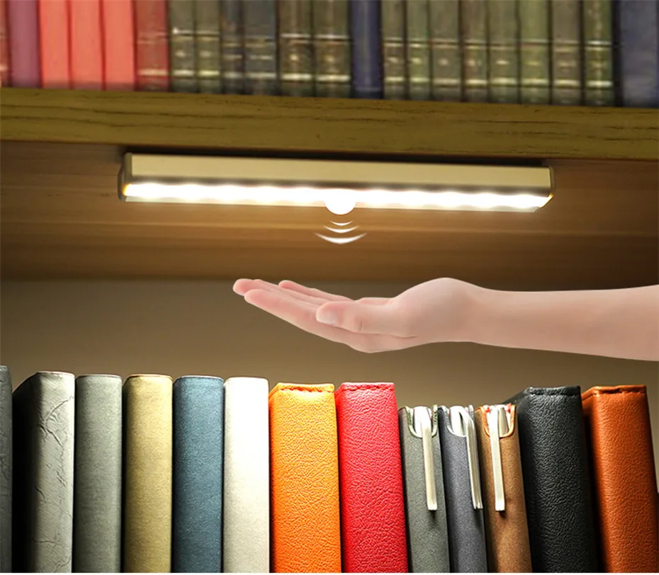 LED Under Cabinet Light Aisle Lamp Wireless PIR Motion Sensor Powered by AAA battery Closet Stairs Wardrobe Bed Side motion sensor light led night light led motion sensor light led strip light led cabinet light under cabinet light cabinet lights led cabinet lights motion sensor lights
