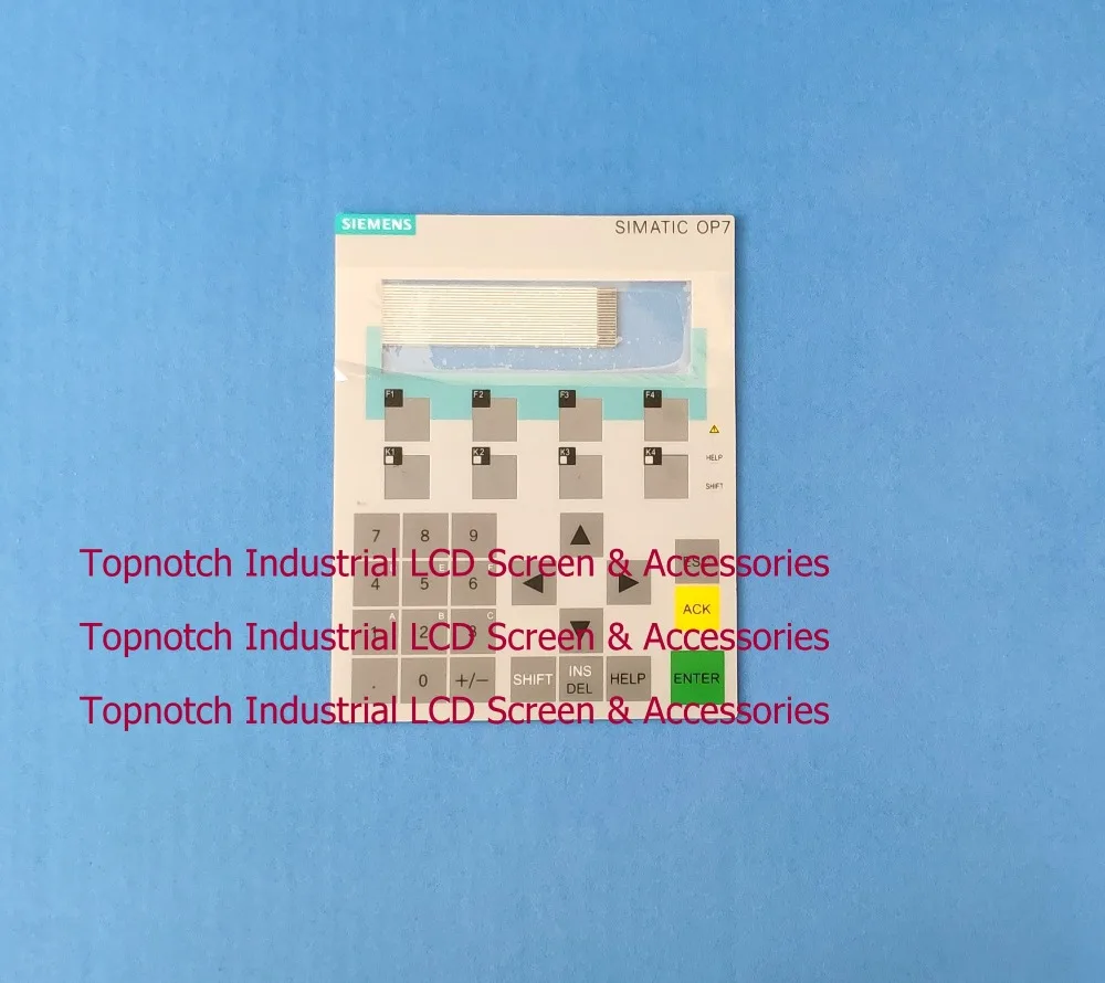 Абсолютно новая Мембранная клавиатура для OP7 6AV3607-1JC20-0AX1 6AV3 607-1JC20-0AX1 Операционная панель кнопочная панель