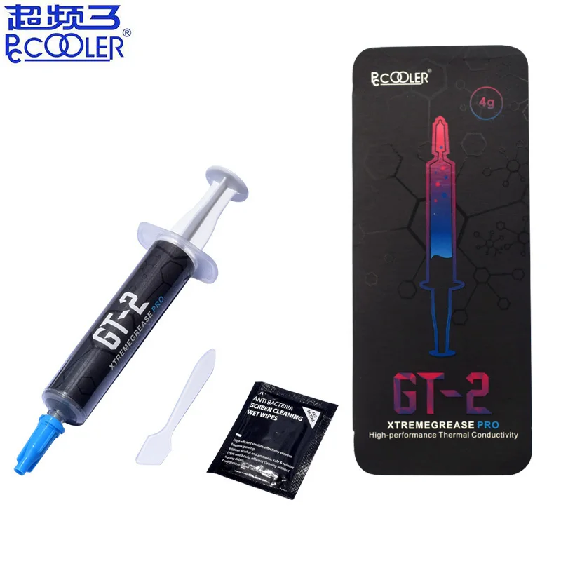 

Pccooler GT-2 2g 4g Nano Thermal grease 9.8w/m.k Thermal paste for Processor CPU Cooler GPU radiator laptop cooling