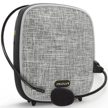 Портативный обучающий уличный мегафон с микрофоном мини музыкальный плеер голосовой Усилитель Поддержка AUX TF MP3/WMA/WAV формат черный/синий