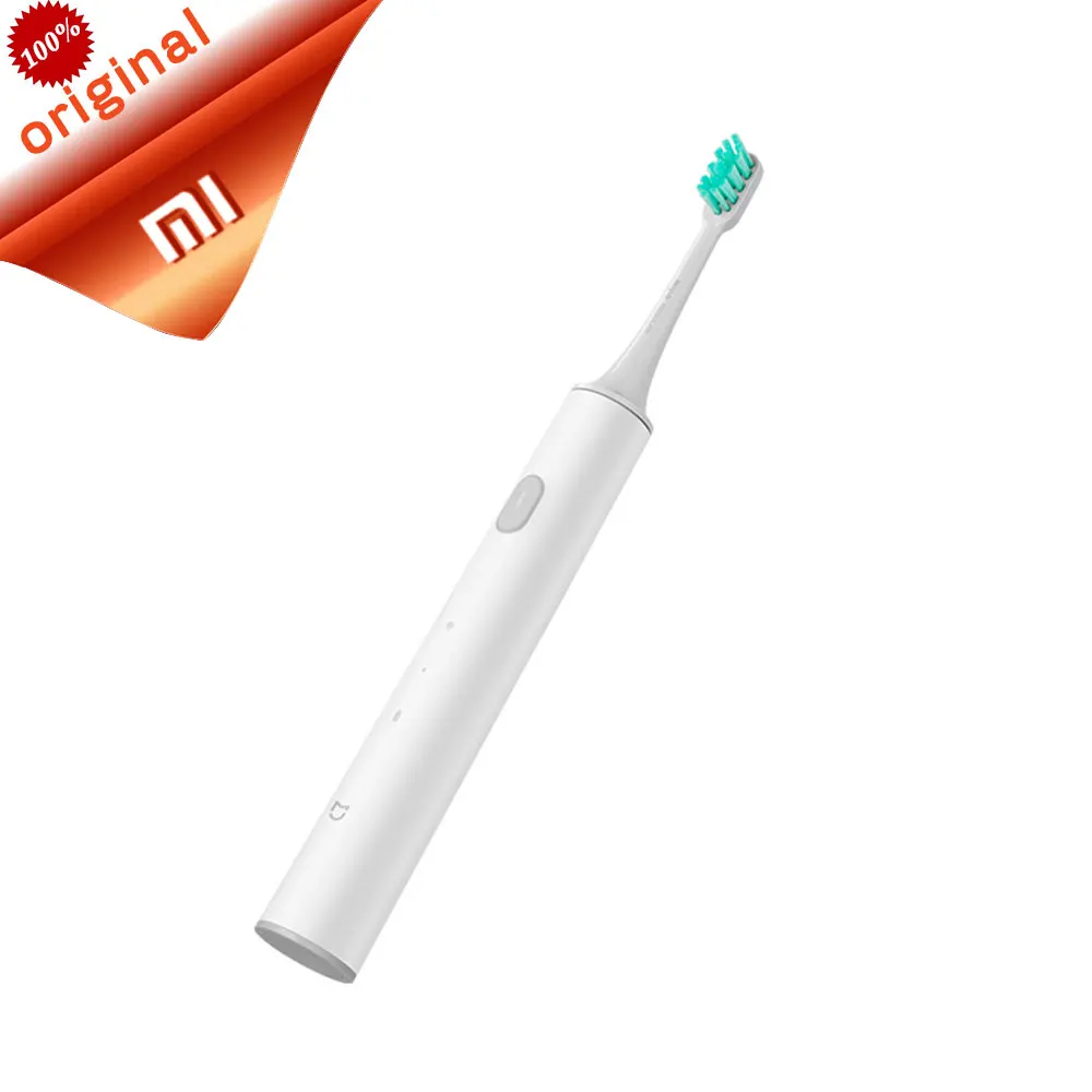 Xiaomi Mijia sonic электрическая зубная щетка T300 ультра звуковая Водонепроницаемая USB Беспроводная зарядка Глубокая чистка перезаряжаемая звуковая зубная щетка