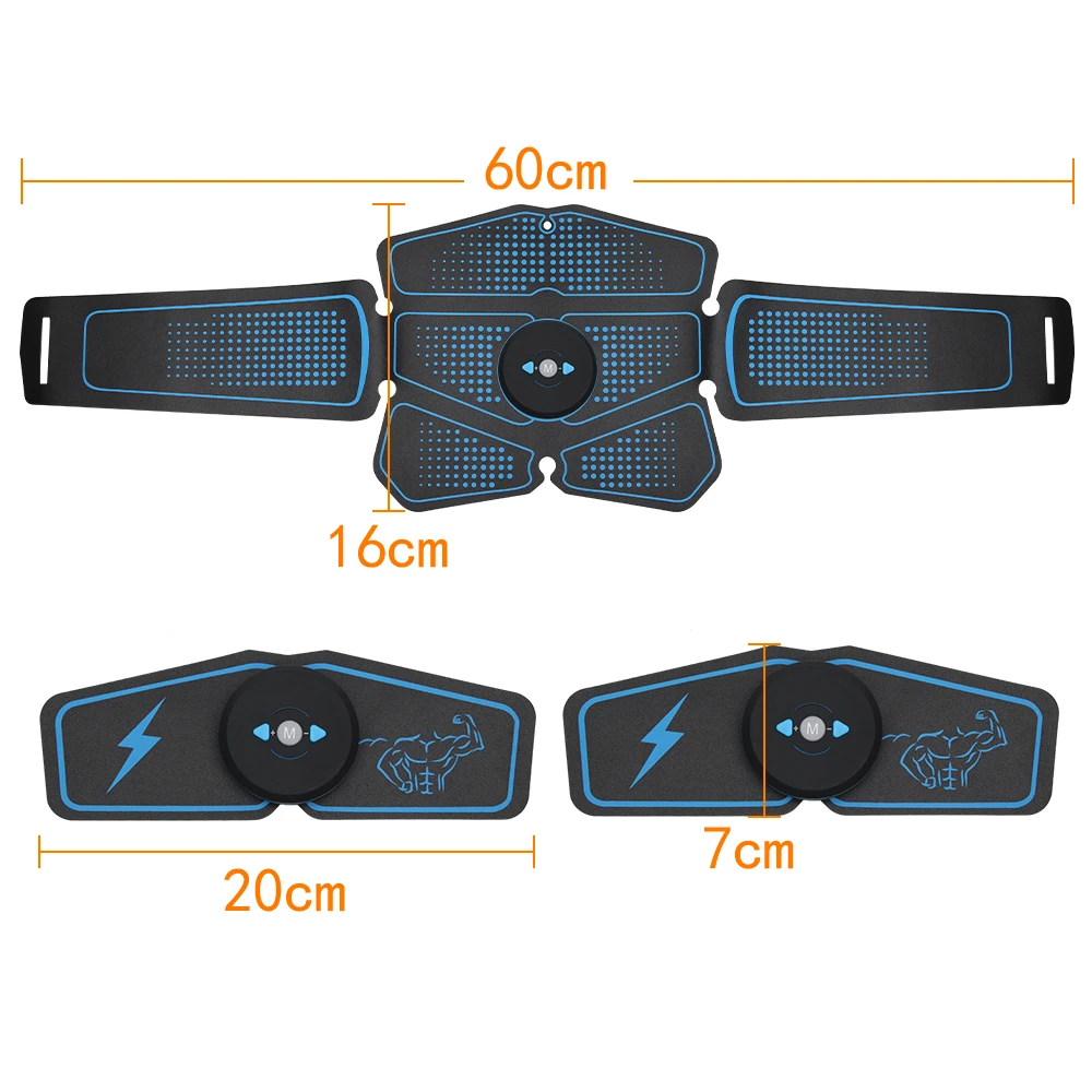 Abdominal Muscle Stimulator Trainer EMS Fitness Gym Equipment ABS Muscular Hip Trainer Massage Home 5