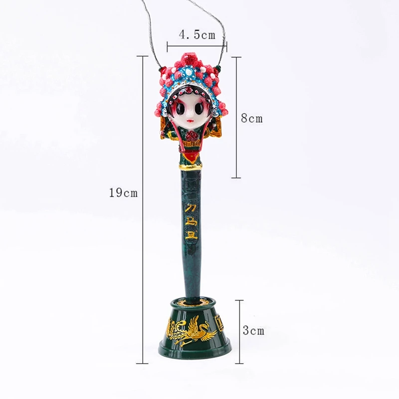 Ручки в виде маски оперы, китайские, кавайные, комедии, шариковые, милые, Мультяшные, гелевые ручки, подарок, канцелярские принадлежности, ручки в стиле пекинской оперы