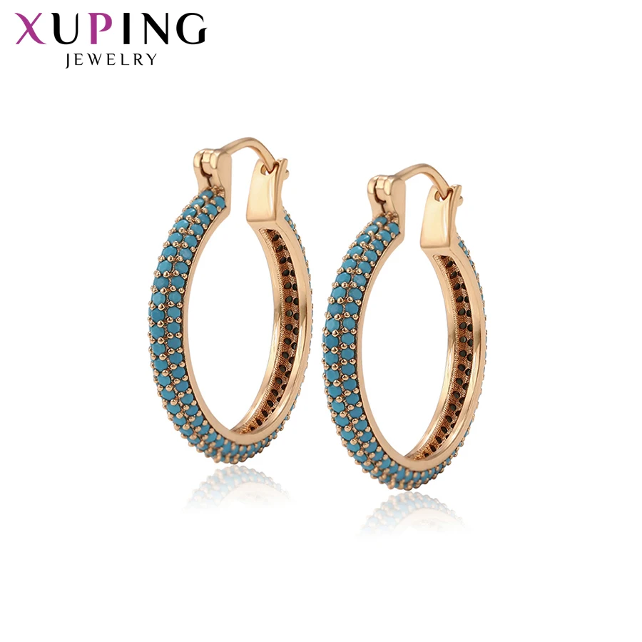 Xuping, Модные Цветные Серьги, модный стиль, позолота, высокое качество, для женщин, ювелирные изделия, рождественские подарки, S211.1-98895