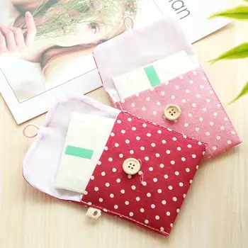 

1pcs Portable Mini Sanitary Bag Napkin Bag Towel Napkin Pad Tampon Purse Holder Organizer Pouch Girls Sanitary Bag