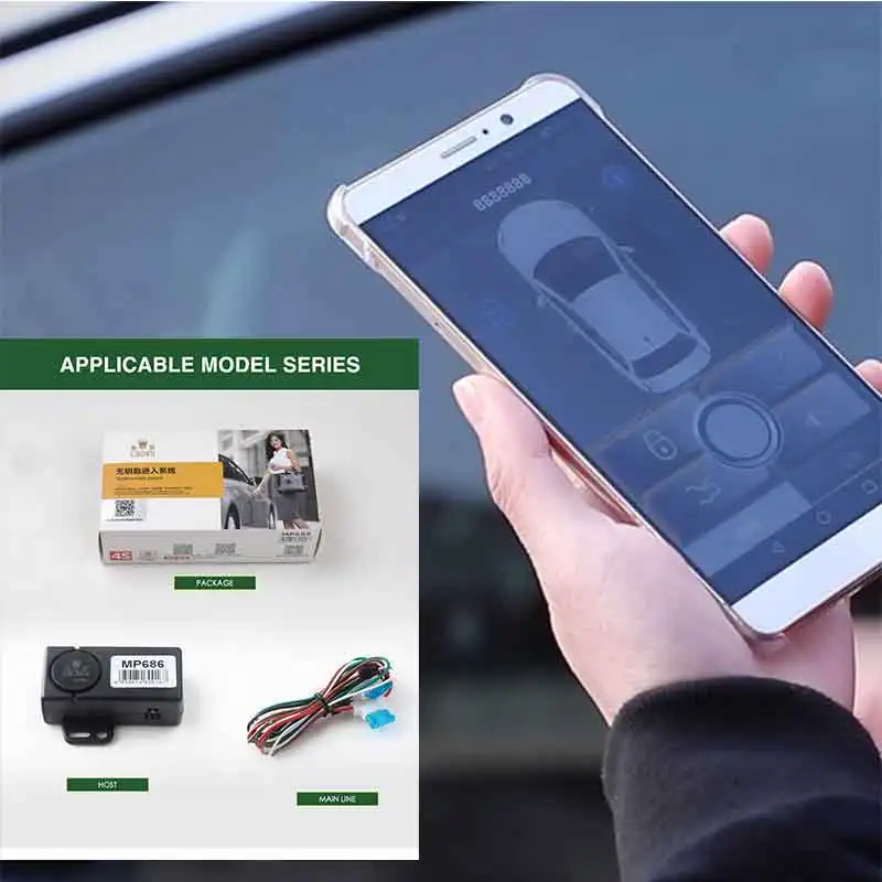 Автозапуск, мобильное приложение, Автомобильная сигнализация, центральный замок, универсальное умное приложение, автоматическое открытие багажника для автомобилей, запасные части для автомобиля