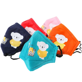 

20PCS IN STOCK Fast Shipping Kids Face Mask Filter Cotton Anti Virus PM2.5 Anti Haze Children Anti-dust Mouth Mask