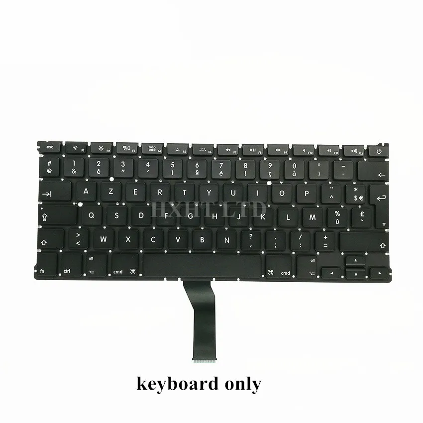 Keyboard only A1369 A1466 клавиатура с французской раскладкой для Apple Macbook Air 1" A1369 A1466 Клавиатура ноутбука 2011 2012 2013 лет - Цвет: Keyboard only