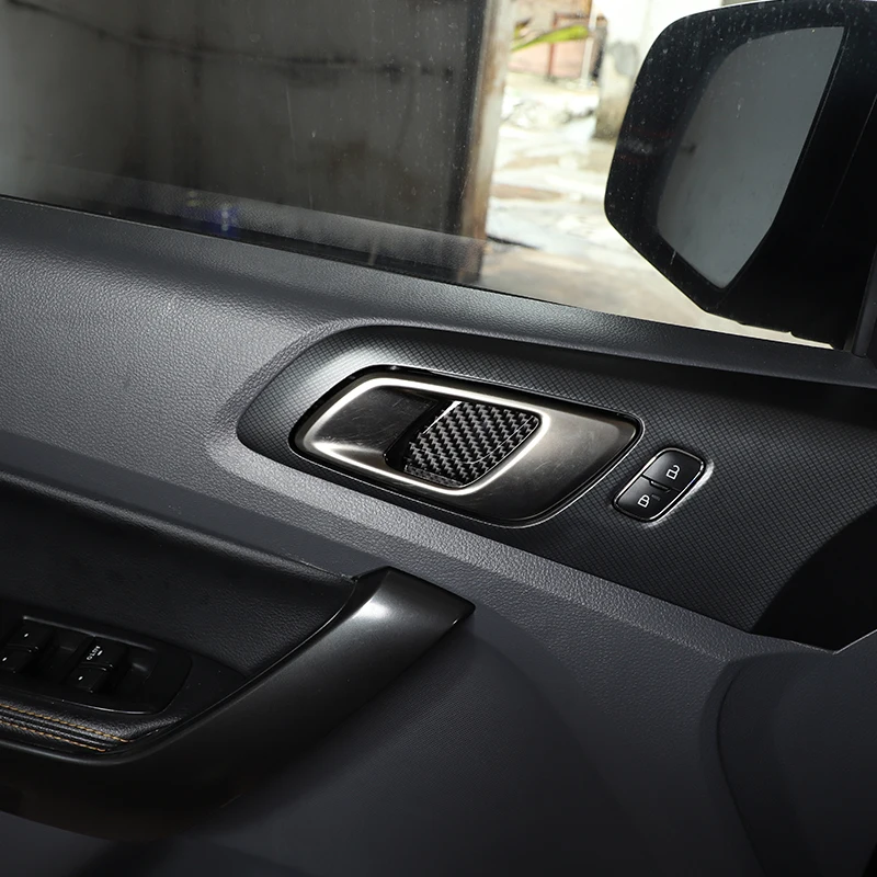 For Ford Ranger Wildtrak 2015-2021 Car Gear Panel Central Control Instrument Decorative Panel Interior Sticker Car Accessories