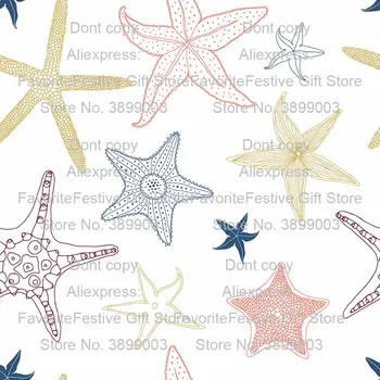 

Starfish-shaped Collection rayon Cotton stretch Fabric Sewing Patchwork Dresses Blanket Pillowcase Baby girls doll carft