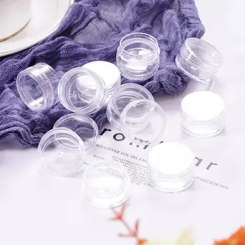 

20PCS 5g Cream Jar Plastic Mini 5ml Cosmetic Empty Sub-bottling Small Bottle Pot Container Sample Vial A5B1