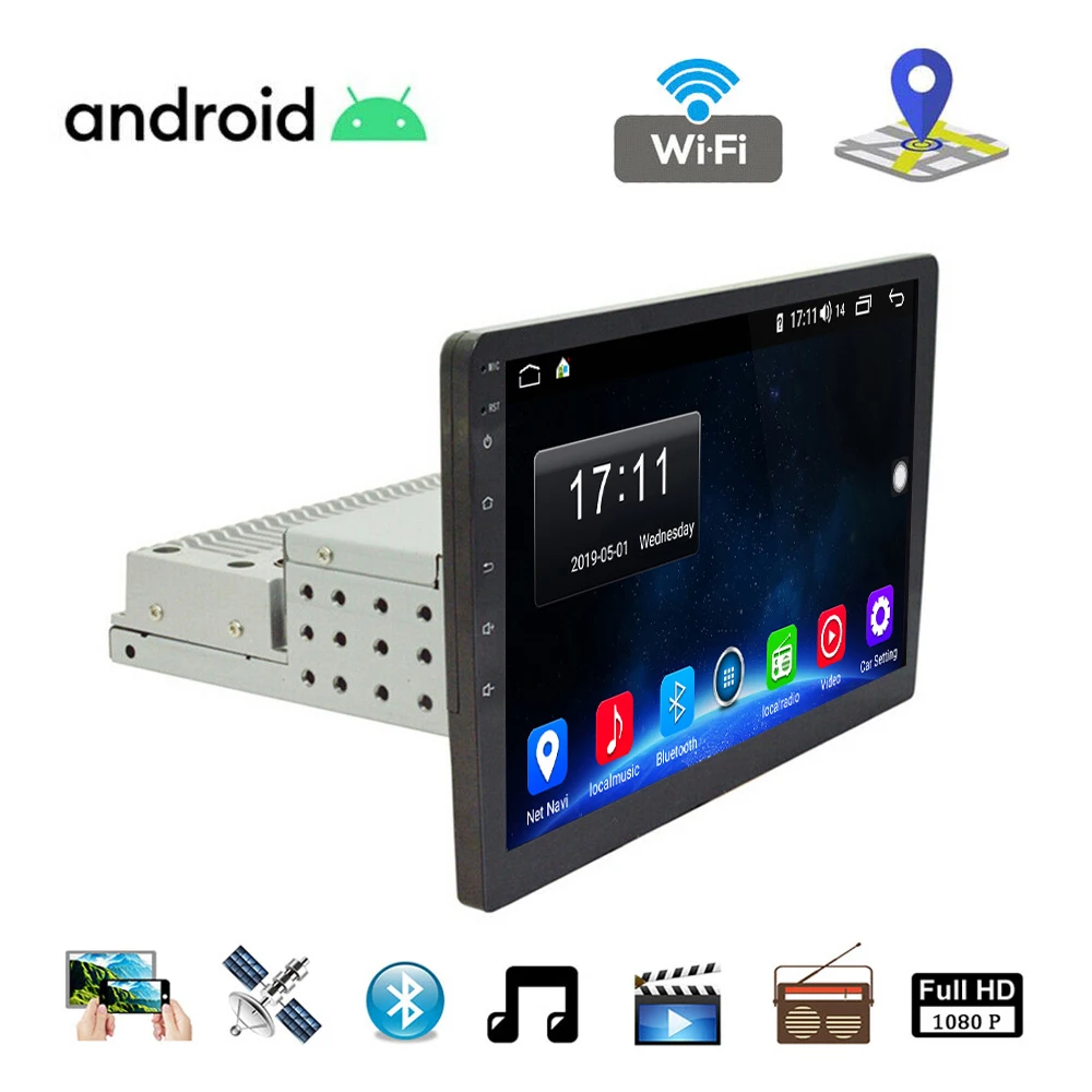 2G + 32G 2Din Android 10 1 Автомобильный мультимедийный плеер стерео радио GPS навигация HD