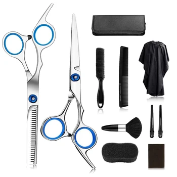 

Portable Hair Cutting Kit For Home&Salon Professional Hairdressing Scissors Kit Hair Cutting Scissors Waterproof Storage Bag