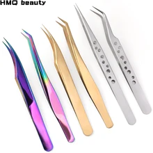 Eyelashes-Tweezers Extension Stainless-Steel Professional for Nipper