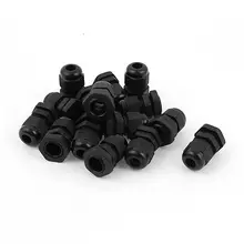 15 шт. 4-8 мм диаметр шнура кабели сальники пластиковые крепежи соединения разъемы PG9