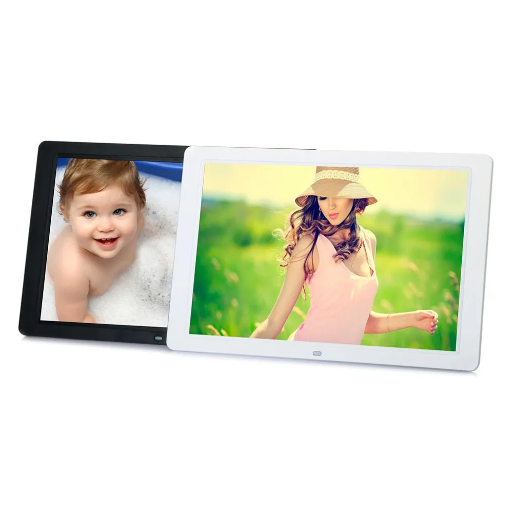 

1280*800 Digital 15inch HD TFT-LCD Photo Picture Frame Alarm Clock MP3 MP4 Movie Player with Remote Control Wholesale