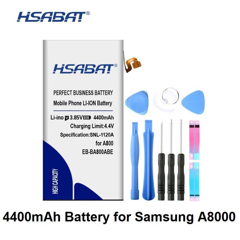 HSABAT 4400 мА/ч, EB-BA800ABE для samsung GALAXY A8 A8000 A800F A800S A800YZ Батарея