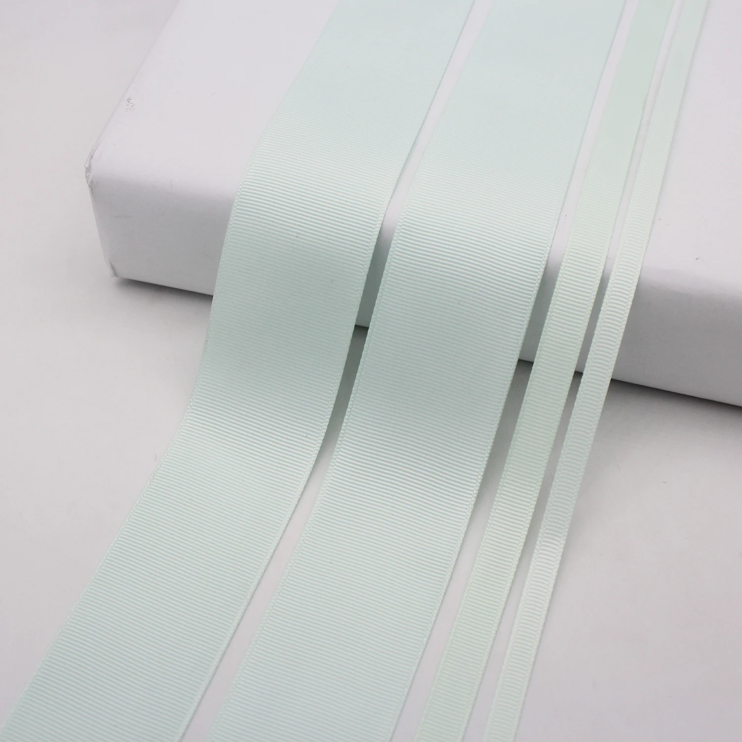 5 Meter/Lot Seafoam Green Color Grosgrain Satin Ribbon Polyester Silk Tapes  6mm 9mm 16mm 25mm