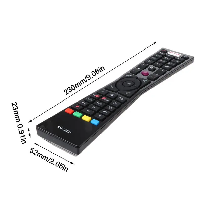 Замена RM-C3231 дистанционного управления для Currys JVC Smart 4K светодиодный Телевизор с NETFLIX YouTube LT24C656 LT-24C656 LT24C661