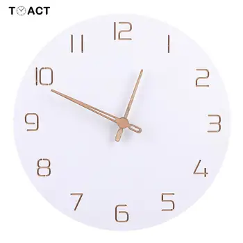

Nordic Wall Clocksfor Home Decor Fashionable Simple Silent Wall Clocks White Wall Clock Quartz Modern Design Timer reloj pared