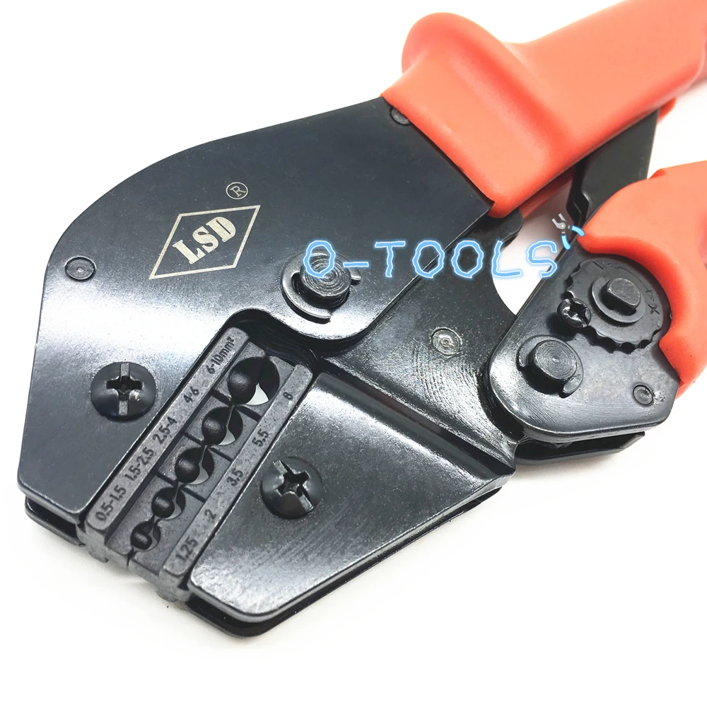 AP-0510TD Crimping tool pliers for 0.5-10mm2 non-insulated terminal cable connector lugs crimper multi hand tools 22-8AWG