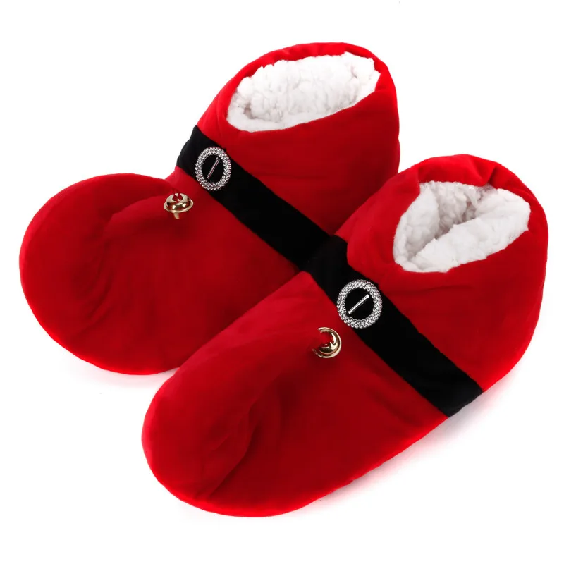 KushyShoo/Женская обувь; милые женские тапочки; нескользящие домашние тапочки на Рождество с объемным изображением оленя; Zapatos De Mujer