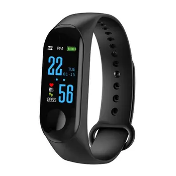 

Color Screen Smart Bracelet Fitness Tracker Step Counter Heart Rate Sports Information Push Waterproof Watch
