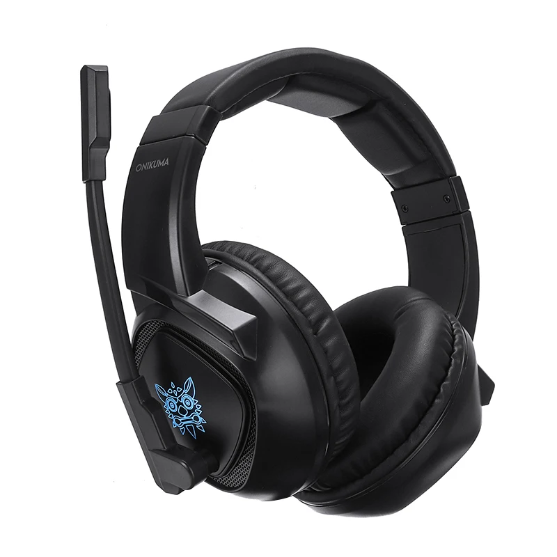 Pohiks 1pc Black 3 5mm Wired RGB Light Gaming Headset Professional Gamer Earphone Surround Sound Headphone for PC Computer