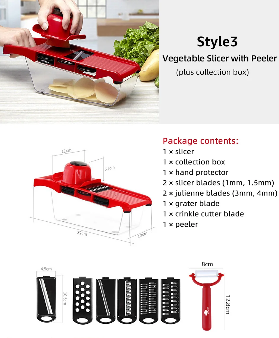 Veggieslice 6-in-1 vegetable cutter and grater – your ultimate kitchen gadget for effortless vegetable preparation