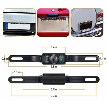 

Black LCD Display Rear View Backup Monitor+Wireless Parking Night Vision Camera