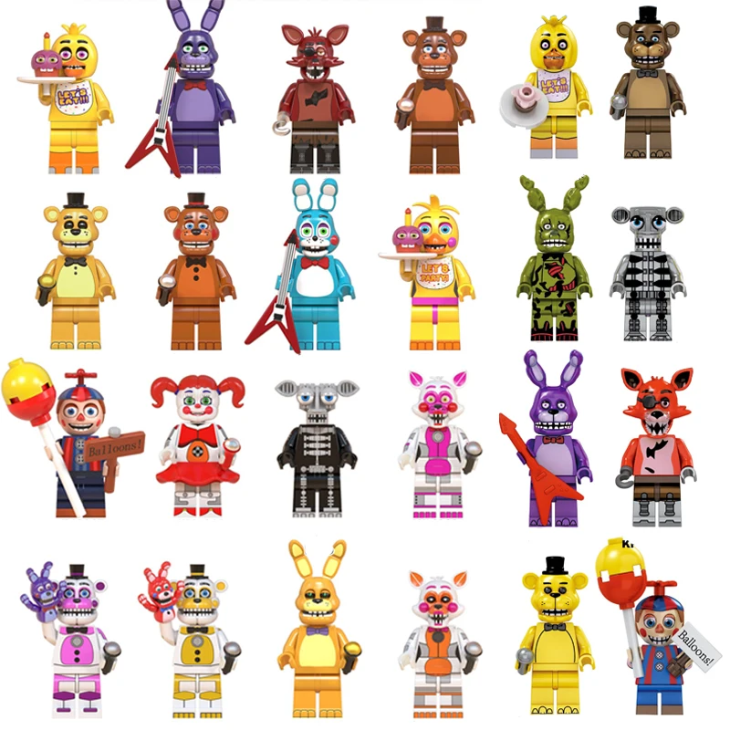 Детский конструктор пять ночей 8 шт. | Игрушки и хобби