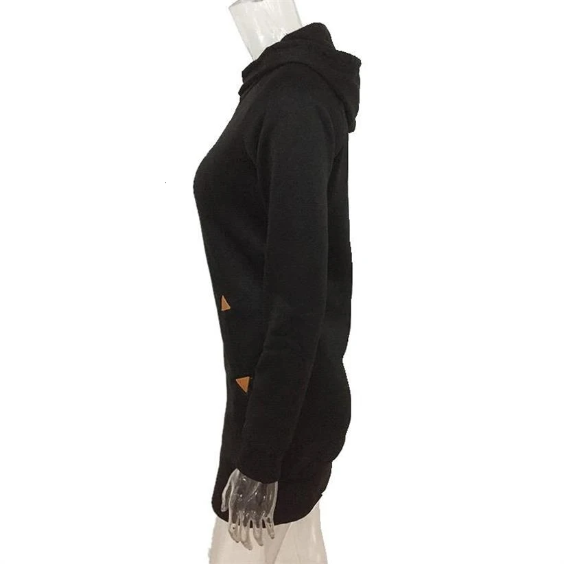 Ваш собственный Oss Idiot с буквенным принтом толстовки для женщин длинное платье Топы толстовка Femmes толстовки женские с рисунком забавные девушки