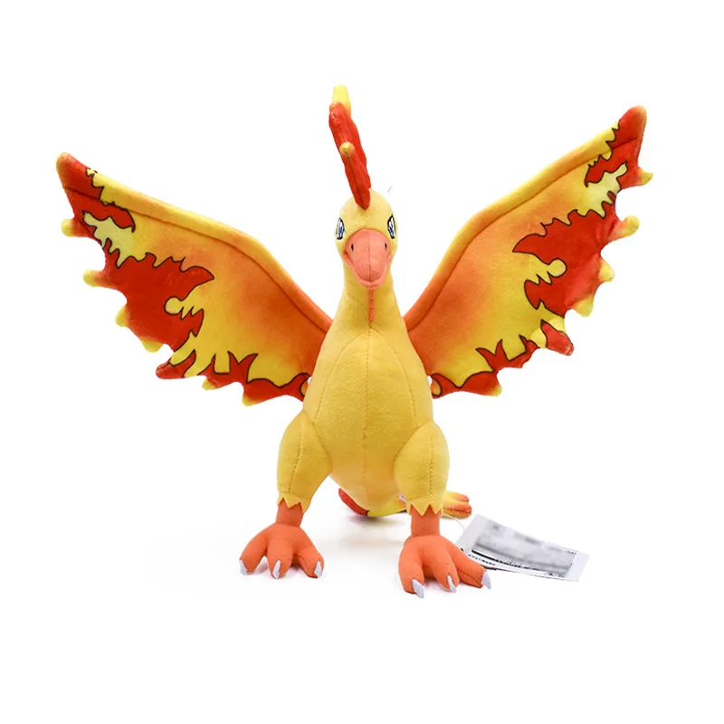 22-28 см Ho-oh Peluche Zapdos Articuno Moltres Ho-oh блестящие плюшевые куклы игрушки животные мягкие чучела PP хлопковые куклы детские рождественские подарки