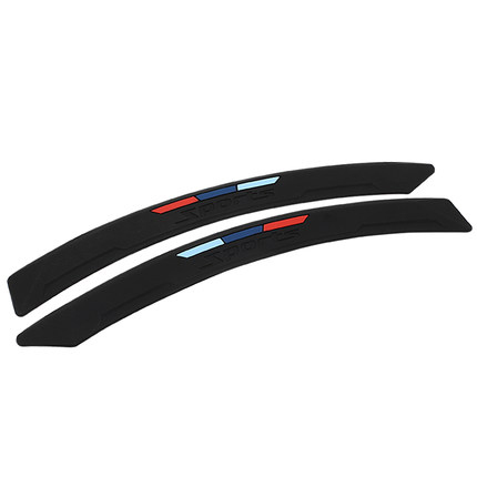 X 3.8CM Car Wheel Rim Eyebrow Protector Wheel Arch Mouldings Rubber Stickers Decorative Strip Bumper Protector Guard Scratch