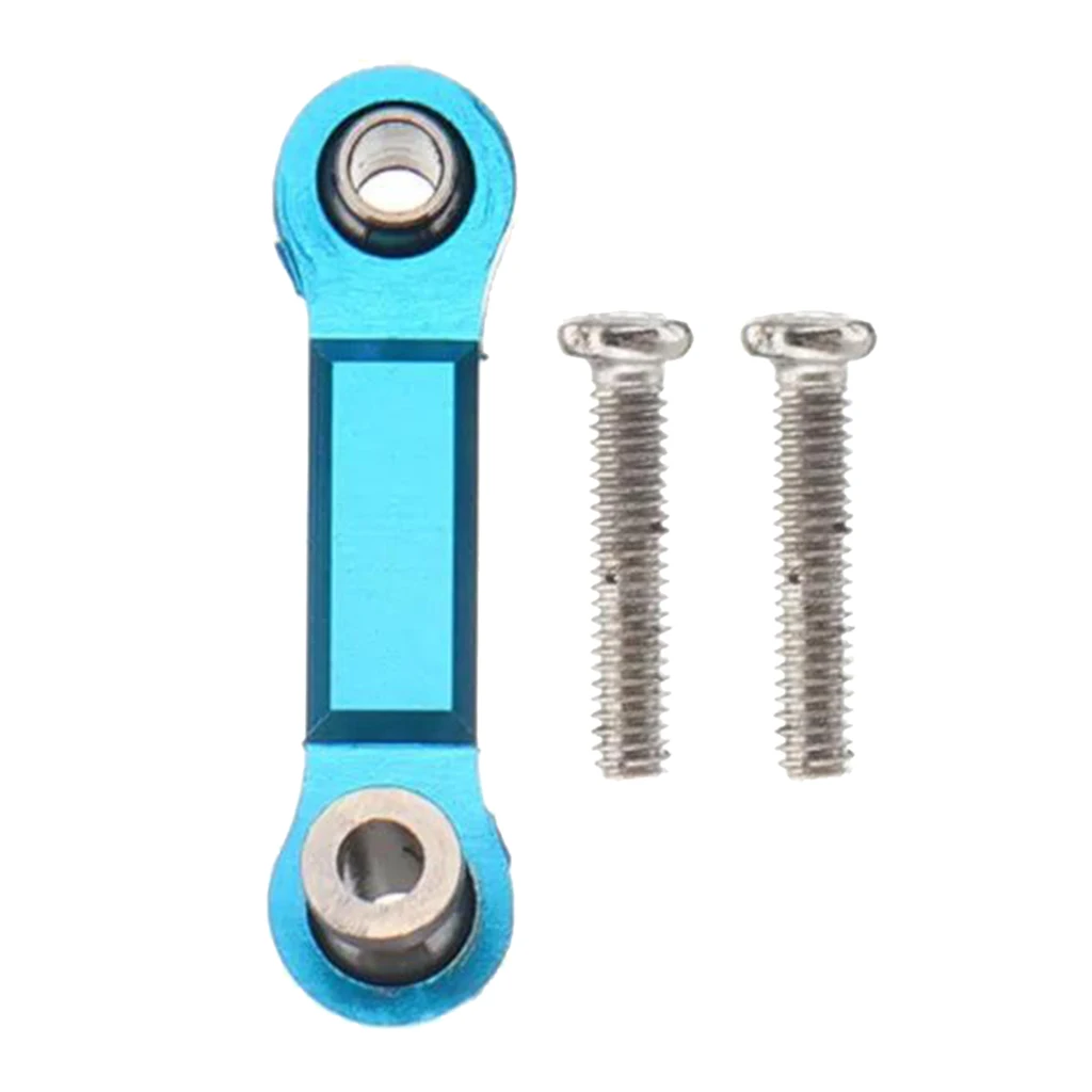 Fit for Wltoys 1/18 RC Model Car Parts Metal Linkage Servo Pull Rod Steering Tie Rod Set with Screws