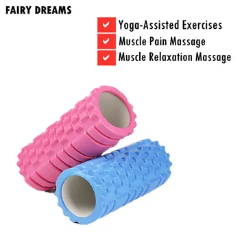 

EVA Yoga Column Fitness Pilates Hollow Foam Roller Blocks Train Gym Massage Therapy Physio Exercise