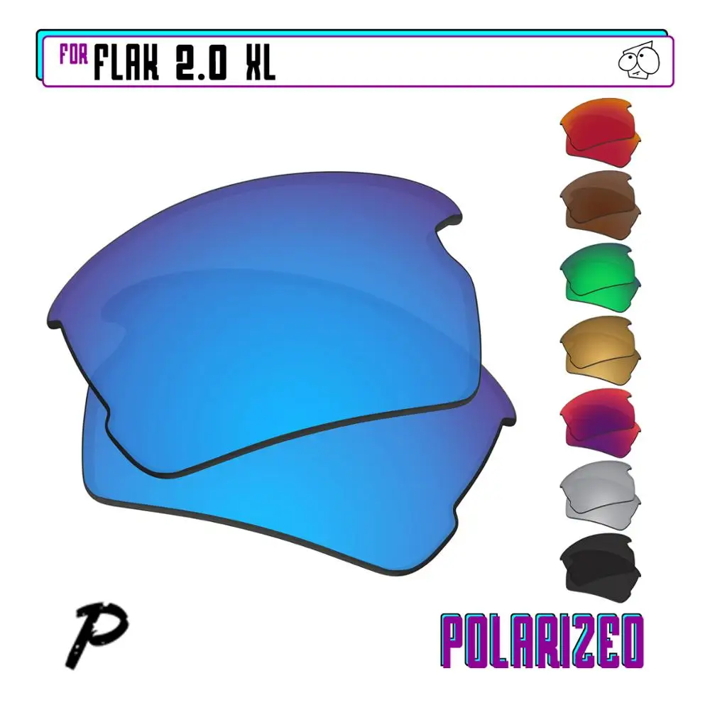 

EZReplace Polarized Replacement Lenses for - Oakley Flak 2.0 XL Sunglasses - Multiple Options